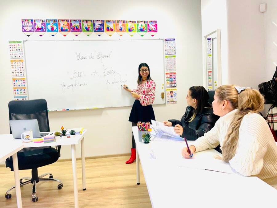En clase en nuestra aula